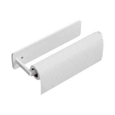 Imagem de Suporte Adesivo Sem Furos Para Papel De Cozinha, Banheiro, Guardanapos