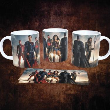 Imagem de Caneca de Porcelana 325ml Decorada Dc Comics Estampa 7 para Bebidas Quentes Apta para M...