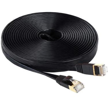 Imagem de Cabo Ethernet LEKVKM Cat6 61 m Flat de Alta Velocidade RJ45