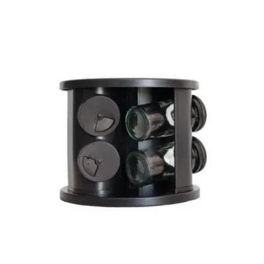 Imagem de Porta Condimentos Giratório com 6 Potes de 85 ml. - Belovidro
