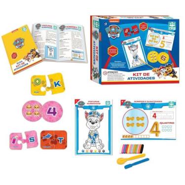 Imagem de Conjunto de Atividades Patrulha Canina Brinquedo Infantil Educativo - 