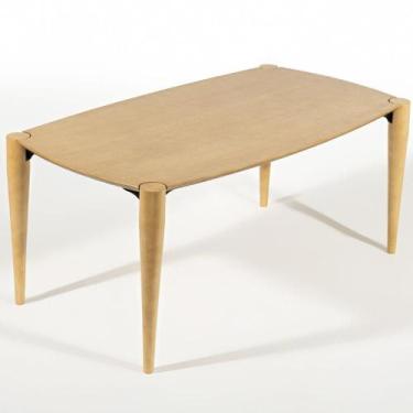 Imagem de Mesa de Jantar 6 Lugares Alasca 180x100 cm Madeira Maciça M04 Mel - Ly