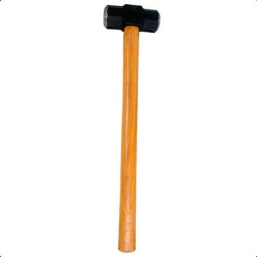 Imagem de Marreta Oitavada 3kg com Cabo de Alta Resistência para Construção e Me