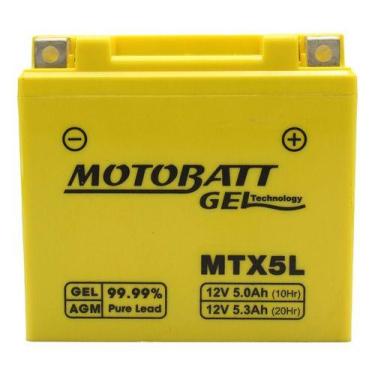 Imagem de Bateria Motobatt Moto Cg 160 Start 12v 5ah (mtx5l) Btx5l-bs