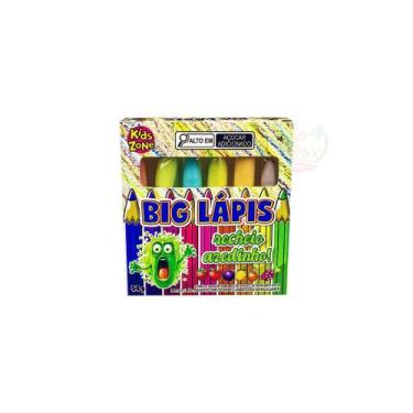 Imagem de Kit com 2 Goma de Mascar Sabor Big Lápis Azedo Kids Zone 54g