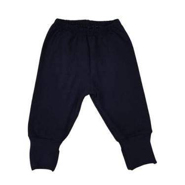 Imagem de Calça MIjão Culote Infantil e RN Liso Menino e Menina - VIA LUCK, Azul