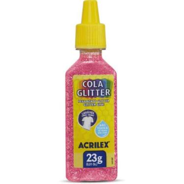 Imagem de Cola com Glíter Tubo 23G PINK - Acrilex