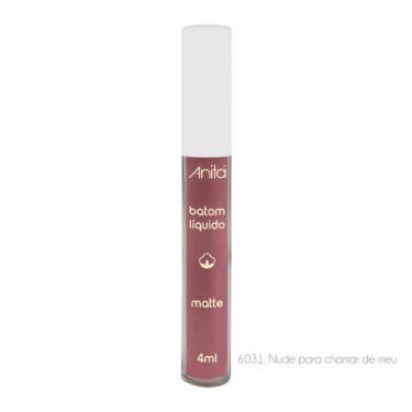 Imagem de Batom Líquido Matte 6031 Nude Para Chamar De Meu 4ml Anita