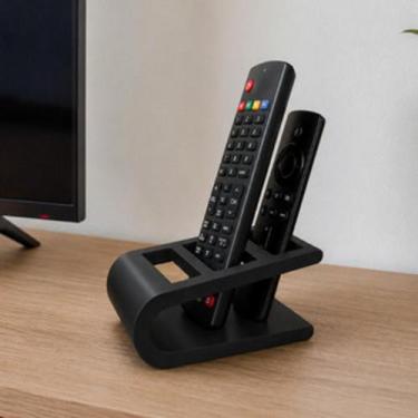 Imagem de Suporte Organizador Porta Controle Remoto Moderno Decorativo - 3D