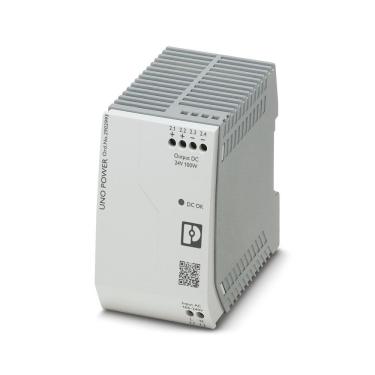 Imagem de Fonte de Alimentação UNO-PS-1AC-24DC-100W com Ciclo Primário e Conexão por Parafuso Bivolt 24VCC-4,2A 100W Phoenix