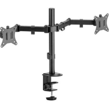 Imagem de Suporte Articulado Para Dois Monitores Fortrek FK445S 17"-32"