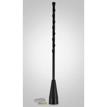 Imagem de Antena Teto Mini Espiral 25cm Preta - Congratulations Store