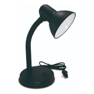 Imagem de Luminaria Mesa Preta Maquiagem Manicure Leitura Flexivel Ok