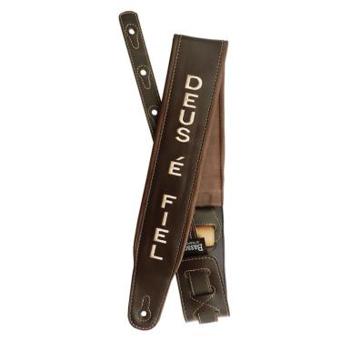 Imagem de Correia Basso CLA DEUS E FIEL Marrom Violão Guitarra Baixo