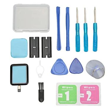 Imagem de Kit de Reparo de Tela de RelóGio, Digitalizador de Lente de Vidro Frontal de RelóGio Leve Equipamento Completo de Alta Precisão para Tela SensíVel Ao Toque Quebrada (Série 2/3 42mm)