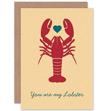 Imagem de Wee Blue Coo You Are My Lobster - Cartão de felicitações divertido para dia dos namorados/aniversário