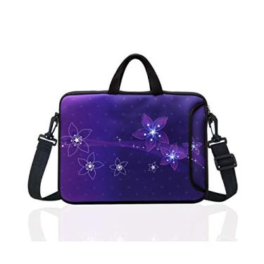 Imagem de Bolsa de ombro para laptop de 14 polegadas com alça para Netbook/MacBook Air Pro de 13" 13,3" 14" 14" 14", Roxa, 13.3" 14 inch