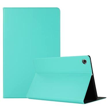 Imagem de Capa ultrafina para Lenovo Tab M10 Plus Capa para tablet de 10,6 polegadas (3ª geração), capa traseira de TPU multi macio hibernar/despertar, capa protetora fina à prova de choque para tablet capa traseira (cor: verde)