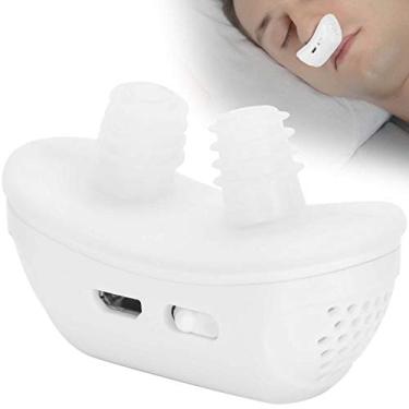 Imagem de Dispositivo Anti Ronco Elétrico, Dispositivo Anti Ronco Rolha Elétrica Para Dilatador Nasal Ferramentas De Limpeza Nasal [Branco]