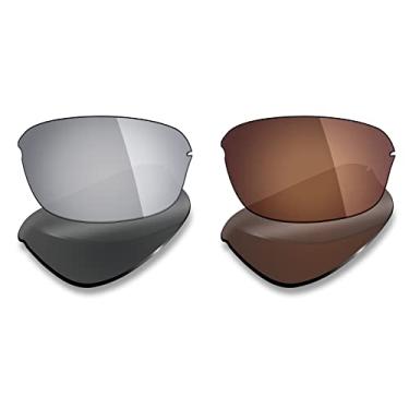 Imagem de Mryok 2 pares de lentes polarizadas de substituição para óculos de sol Oakley Half Wire 2.0 – Opções