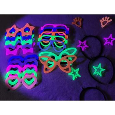 Imagem de Kit 60 Peças Óculos E Tiaras Divertidas De Festa Balada