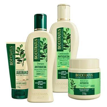 Imagem de Kit Jaborandi Antiqueda Shampoo Condicionador Máscara 250 Finalizador