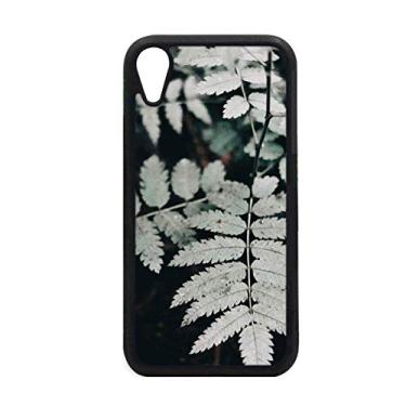 Imagem de Capa para iPhone XR Fotografia de folha com imagem de planta para proteção de telefone Apple