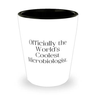 Imagem de Epic Microbiologist Gifts, oficialmente o microbiólogo mais legal do mundo, o melhor copo de Natal dos colegas