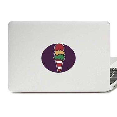 Imagem de Adesivo de notebook com emblema de vinil com três camadas sabor doce sorvete doce