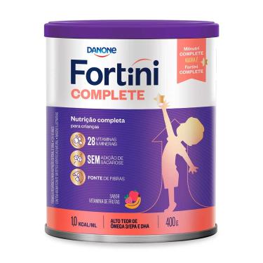 Imagem de Suplemento Alimentar Infantil Fortini Complete Sabor Vitamina de Frutas com 400g 400g