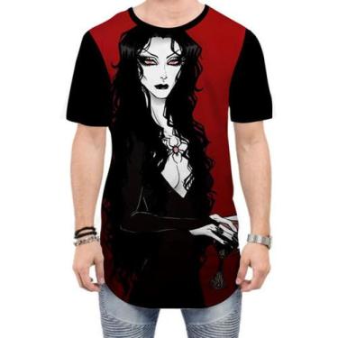 Imagem de Camiseta Long Line Família Addams Morticia Addams 2 - Estilo Vizu