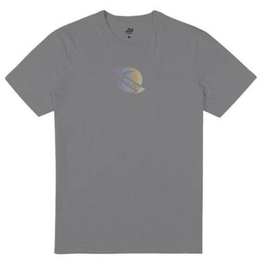 Imagem de Camiseta Lost Saturn Masculina Cinza Escuro - ...Lost