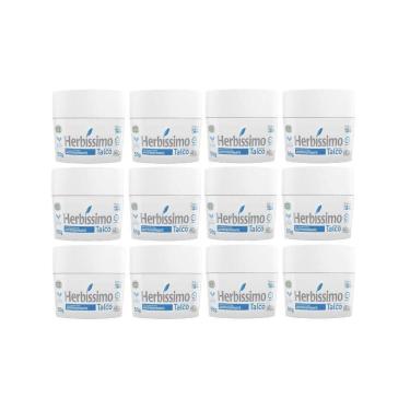 Imagem de Desodorante Creme Herbíssimo 55G Talco - Kit Com 12Un