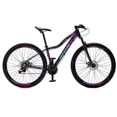 Imagem de Bicicleta aro 29 Alumínio KRW Shimano 24 Velocidades Marchas Freio a Disco Suspensão dianteira K11