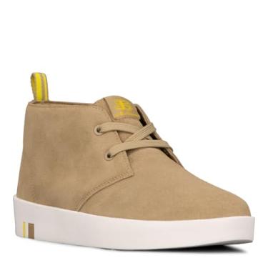 Imagem de Ben Sherman Tênis masculino Thames, Bronzeado/branco sussurro/amarelo, 10