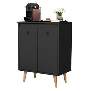 Imagem de BUFFET APARADOR CANTINHO DO CAFÉ RETRÔ 2 PORTAS E PRATELEIRA INTERNA DREAM