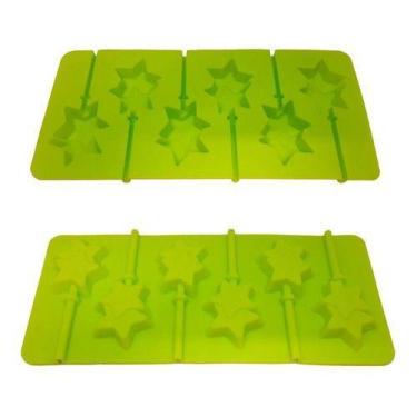 Imagem de Forma De Gelo Em Silicone Formato Estrelas - Ke Home