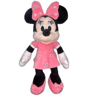 Imagem de Pelucia - Disney - Minnei Vestido Rosa - Som e Luz MULTIKIDS