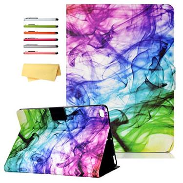 Imagem de UUcovers Capa para iPad de 9,7 polegadas 2018/2017 e iPad Air 1/Air 2, capa magnética inteligente de couro PU à prova de choque [hibernar/despertar automático] para iPad 6ª/5ª geração/Air 1ª/2ª