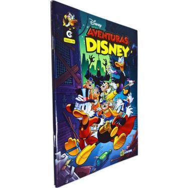 Imagem de Quadrinhos HQ Gibi Graphic Novel Formatinho 13,50x19 cm Lombada com Grampos Aventuras Disney Edição nº 44 Culturama