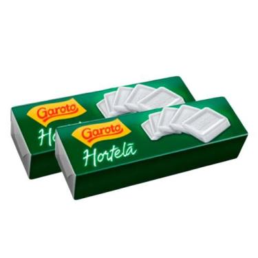 Imagem de Kit 3 Pastilha Garoto Hortelã com 17g