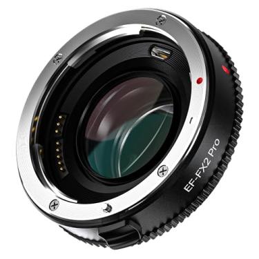 Imagem de VILTROX Adaptador de montagem de lente EF-FX2 Pro Conversor de montagem de lente de foco automático, suporta foco automático e controle de abertura