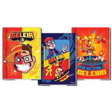 Imagem de Caderno Escolar Brochura 80 Folhas Geleia E Robin - Credeal