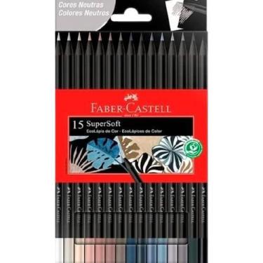 Imagem de Ecolápis de cor Supersoft 15 Cores Neutras Faber-Castell