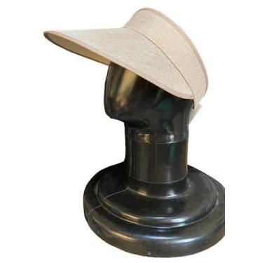 Imagem de Viseira Feminina Creme Praia Piscina Com Elástico Ajustável - Mor, Caq