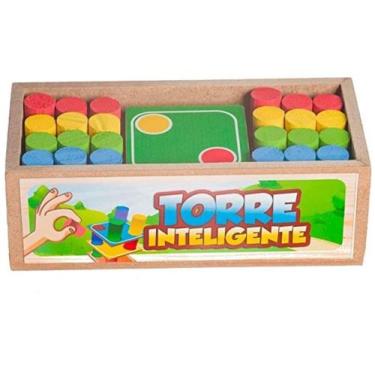 Imagem de Torre inteligente de madeira 34 peças - Maninho