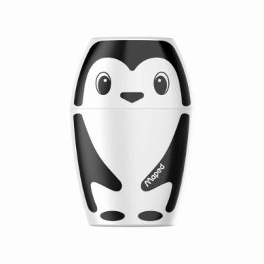 Imagem de Apontador Escolar Shakky Pinguim 1 Furo Com Depósito Maped