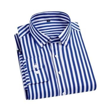 Imagem de Camisa Masculina Slim Fit Manga Comprida - Xadrez - Primavera/Verão, 3