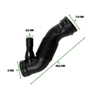 Imagem de Mangueira Filtro Ar A3 Golf com 2 Saidas 1j0129684g Tr609