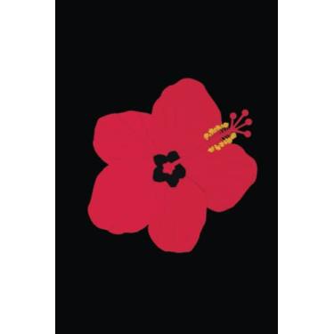 Imagem de HIBISCUS FLOWER Notebook: GRAPH paper, 120 page 6”x9” drafting quad ruled grid composition 4x4 squares per inch, with POP ART cover for school, ... those who measure, draw to scale: Geniuses